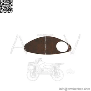 EZGO RXV Fleet Dash Cover Plate Dark Woodgrain