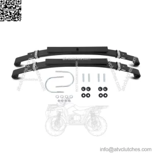 Heavy Duty Rear Leaf Springs FOR Club Car DS Golf Cart 1981+ 3 Leafs/Set of 2