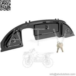 Black Golf Cart Dash Kit with Locks For Club Car Precedent 2008.5+