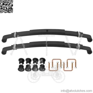 Heavy Duty Rear Leaf Springs for EZGO TXT 1996-2013 Golf Cart (Set of 2)