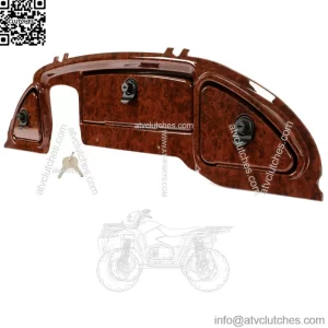 Dash  For 2008.5-Up Golf Cart Club Car Precedent Tempo Onward Wood Grain Look