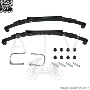 Pair(2) Dual Action Rear Heavy Duty Leaf Springs Set For Club Car DS Golf Cart