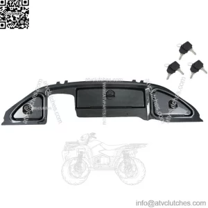 Golf Cart Carbon Fiber Dash W/ Locking Doors For Club Car Precedent 2008-Up