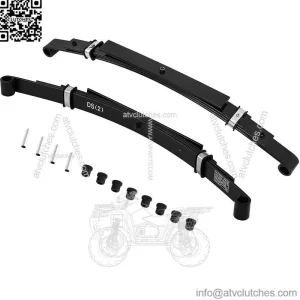 4 Leaf Heavy Duty Rear Leaf Springs for Club Car DS Golf Cart 1993 Up Set of 2