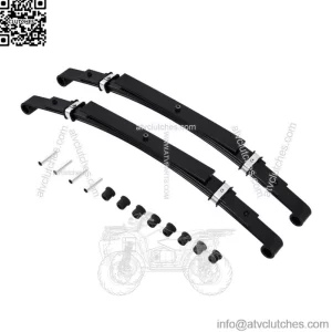 Heavy Duty Rear Leaf Springs for Club Car DS Golf Cart 1993+ (4 Leaf/Set of 2)