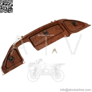 Fit Club Car Precedent Golf Cart Wood Grain Look Dash w/ Locking Doors 2008.5+
