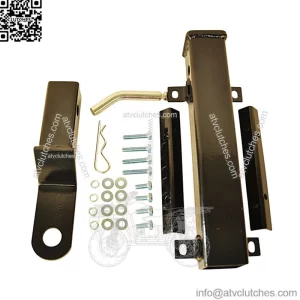 Rear Seat Trailer Hitch with Receiver for Step on Back of Golf Cart EZGO CC YMH