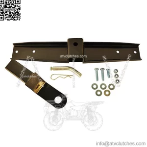 Trailer Tow Hitch Receiver Kit for E-Z-Go TXT / Medalist Golf Carts 1995-2013