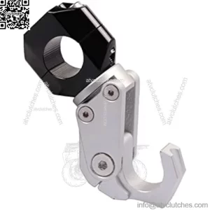 Fit For X-ADV 750 XADV 750 XADV750 PCX160 PCX 160 Accessories Motorcycle Helmet Hook Luggage Bag Hook Carrier Hanging Holder (Color : Silver)