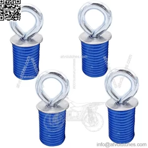 ATV Tie Down Anchors Kit Quick Deatch Lock & Ride Type Compatible with Polaris RZR 900 1000 XP Turbo ACE Sportsman(NOT fit Ranger & General)