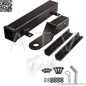 Golf Cart Trailer Hitch on Backseat Footrest for Yamaha Club CAR EZGO