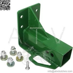 Rear Trailer Hitch Receiver Fit for John Deere Gator 4x2 6x4 Old Style W/Bolts Green
