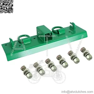 1/4" Truck Bolt on Grab Hooks 4700 Lbs Capacity, G70 Forged Bolt on Hooks for Tractor Bucket with 1/2" D Ding Shacklesc and 2" Receiver Compatible with John Deere 1025r 2320 2025r 2032r 3032e