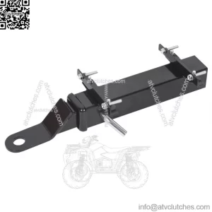 For Club Car Ezgo Yamaha Black Golf Cart Trailer Hitch Fits on Backseat Footrest