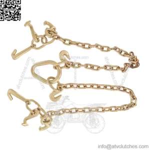 RJT Hook Chain V Bridle Tow Truck Winch Cable Pull Wrecker Recovery Grab 36''