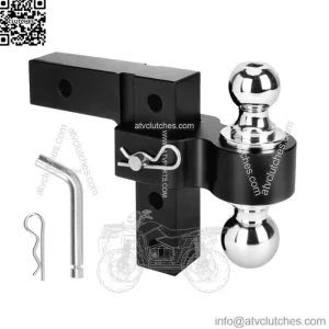 6-inch trailer hook 2"*2-5/16" with double pin #black