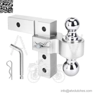 6-inch trailer hook 2"*2-5/16" with double pin #silver