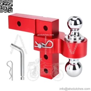 6-inch trailer hook 2"*2-5/16" with double lock#red
