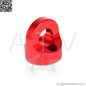 Goldfire RZR Accessories, Front Tow Hook Billet Aluminum Tie Anchor Towing Hooks for Polaris RZR Turbo XP 4 1000 2014 2015 2016 2017 2018 2019 2020 (Red)