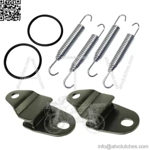 Cross-border hot sale motorcycle exhaust muffler pipe bracket set suitable for 87-06 Yamaha YFZ 350