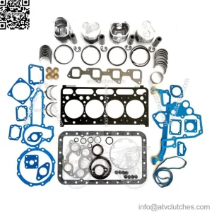 For Diesel Kubota V2203 Engine Overhaul Kit STD With Glow Plugs
