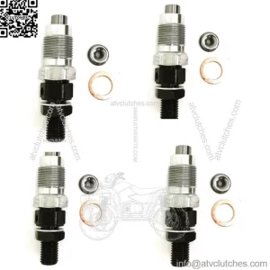 For Kubota Fuel Injector Nozzel Assy V2203 V2003 D1703 16454-53905 Set of 4