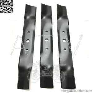 For John Deere Mower Blades 48" L120 L130 GX20250 91-108 330-619 Set of 3