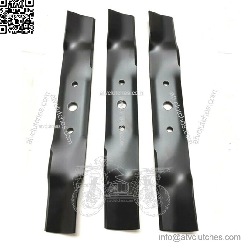 For John Deere Mower Blades 48" L120 L130 GX20250 91-108 330-619 Set of 3