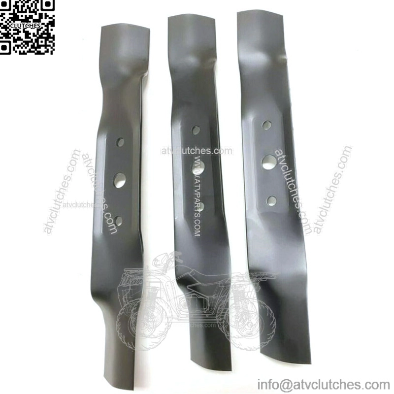 For John Deere Mower Blades 48" L120 L130 GX20250 91-108 330-619 Set of 3 - Image 2