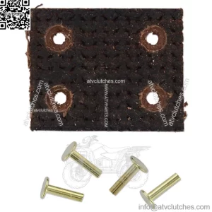 O1412BB1  Belt Pulley Brake Lining w/ 4 Rivets -Fits  Case  Tractor