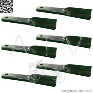 Set of 6 Blades for Woods RM90 RM990 P990 90" Grooming Finish Mower # 24590KT