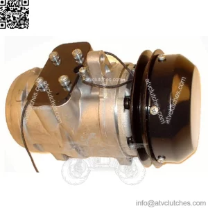 Air Conditioning Compressor - w/Clutch Fits John Deere 4230 9400 Fits Case IH