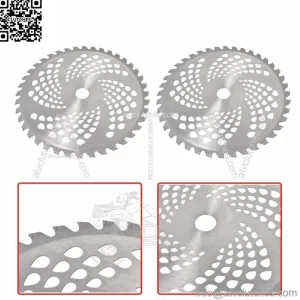 2 Pack 10" x 40T Carbide Tip Brush Blades Fit For Cutter Trimmer Weed Eater New