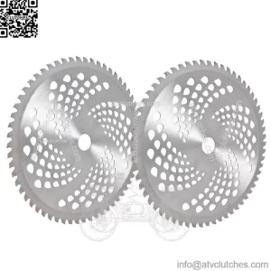 2 Pack -10" x 60T Carbide Tip Brush Blades ?C For Cutter, Trimmer, Weed Eater US