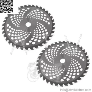 2 Pack -9" x 36T Carbide Tip Brush Blades ?C For Cutter, Trimmer, Weed Eater