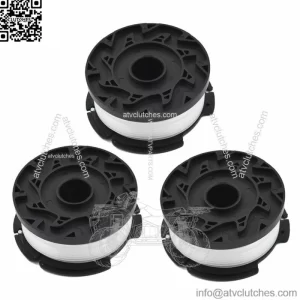 3X String Trimmer Spools For BLACK+DECKER Replace AF-100-3ZP GH900 W/0.065" Line