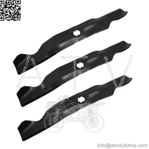 3 Pack Mulching Blades Fits Cub Cadet i1050 RZT50 LT1050 SLT1050 LTX1050 ZTT50