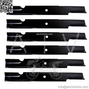 6PK Heavy Duty Lawn Mower Blades for Bad Boy Outlaw XP 61 038-6080-00"