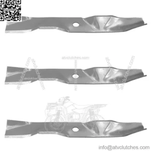 3 Fits Exmark  MULCHING Blades. For 60" Laser Z Deck 103-6393  (11242)