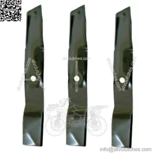 (3) M143520 Replacement Mower Blades Fits John Deere 1023E 1025R 1026R 2025R