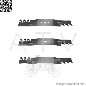 3 Mulching Blades Fits Cub Cadet RZT54 54" 742-0677 942-0677 742-0677A 942-0