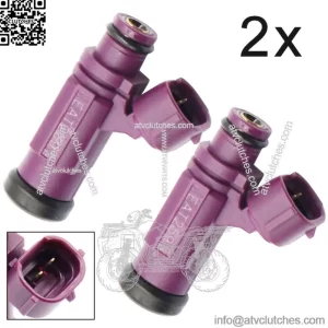 2x Fuel Injector Fits KAWASAKI MULE 4010 4000 EAT259 2009-2017 49033-2060