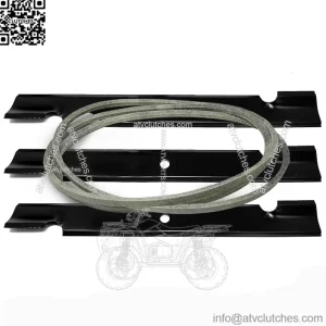 Maintenance Kit for 61-inch Scag Turf Tiger Belt & Blades 481558 482879
