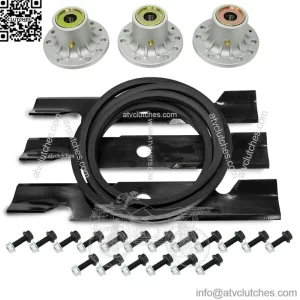 Spindle Belt Blade Deck Kit for Exmark Turf Tracer 48 Inch 107-4065 116-5496-S