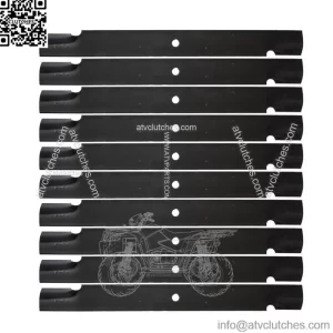 10PK 72" Deck Blade High Lift Flow for Scag 481709 Zero Turn Mower 482882 48112