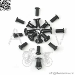 100x Fender Bumper Clips Body Rivets Push for UTV Honda Polaris 900 1000 XP