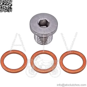 7052306 Engine Oil Drain Plug and Washers for Polaris ACE General Ranger RZR Scrambler 570 900 1000