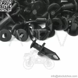 100x Fender Bumper Clips Body Rivets Push for UTV Honda Polaris RZR 900 1000 XP (For: John Deere Gator CS)