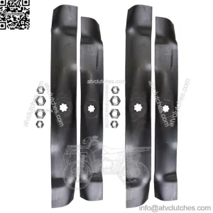 John Deere 2Pk Mower Blade Kit LT 160 X 300 R 304 D 105 125 Z 225 AM140973
