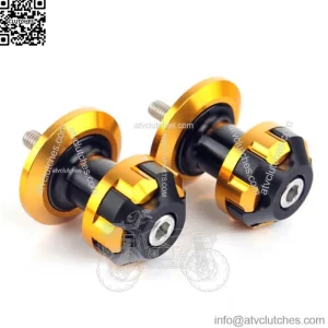 Custom Made Billet Aluminum Motorcycle Rear Swingarm Stand Spools